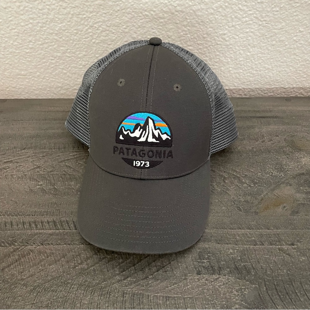 Patagonia Charcoal Mesh Cap with Logo